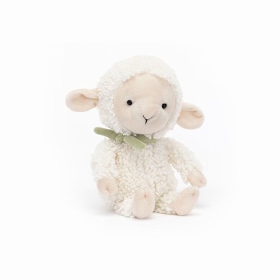 Jellycat Fuzzkin Lamb Farmyard UK | 53024XMBS